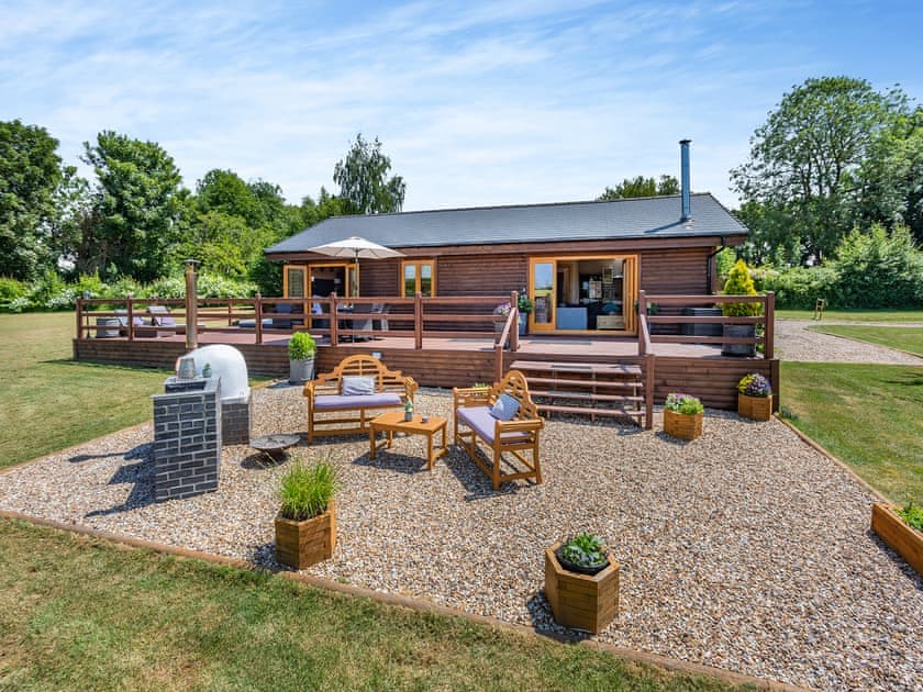 Exterior | Jasmine Lodge - The Orchard Luxury Lodges, Hadleigh