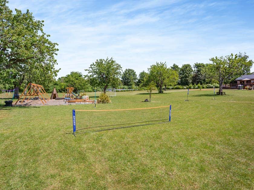 Children’s play area | Jasmine Lodge - The Orchard Luxury Lodges, Hadleigh