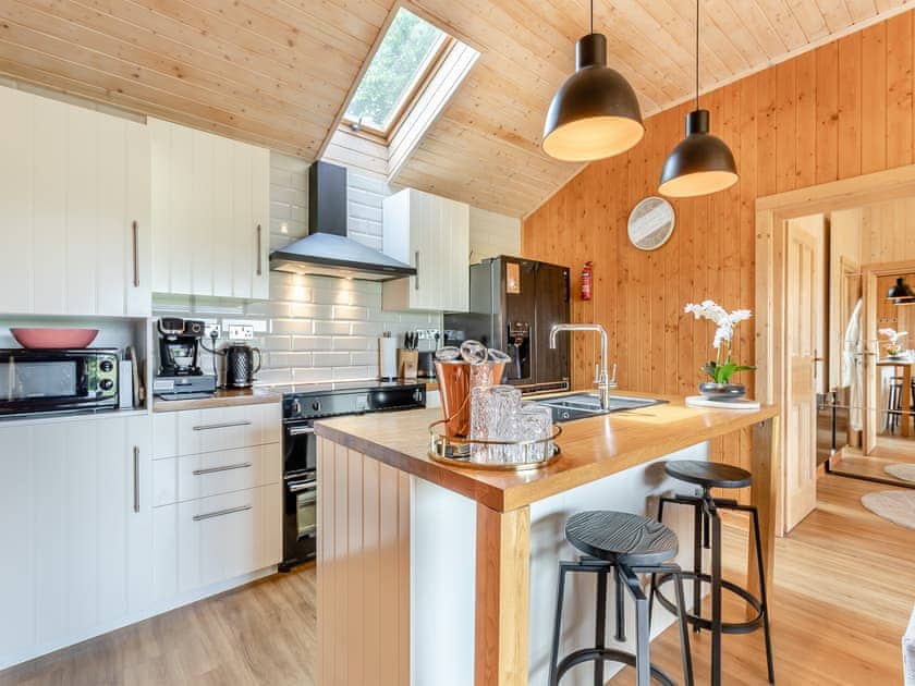 Kitchen area | Bramble Lodge - The Orchard Luxury Lodges, Hadleigh