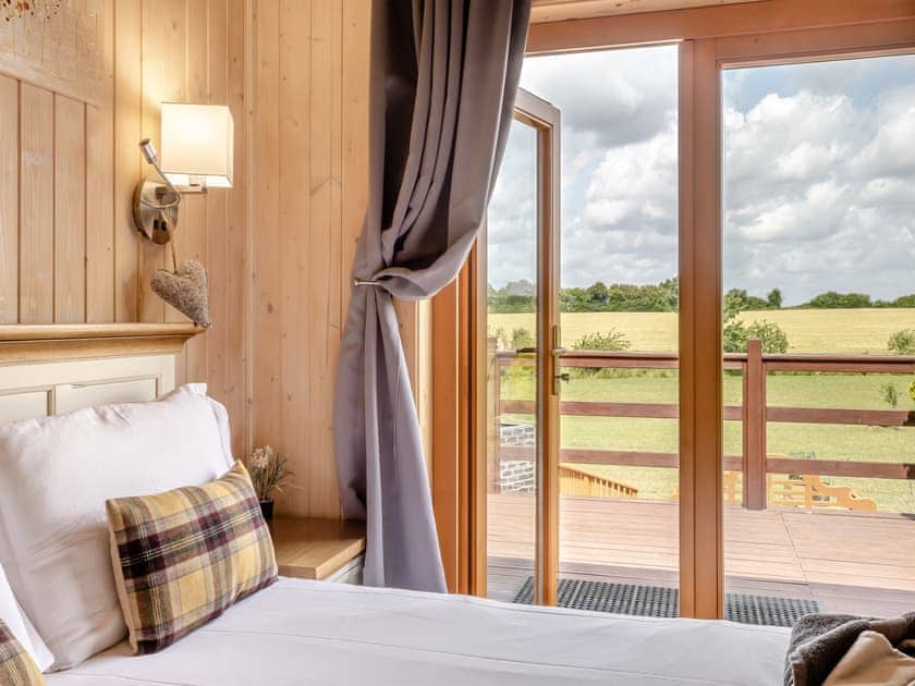 Double bedroom | Bramble Lodge - The Orchard Luxury Lodges, Hadleigh