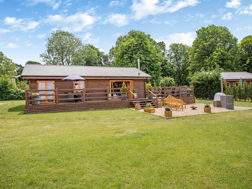 Exterior | Honeysuckle Lodge - The Orchard Luxury Lodges, Hadleigh