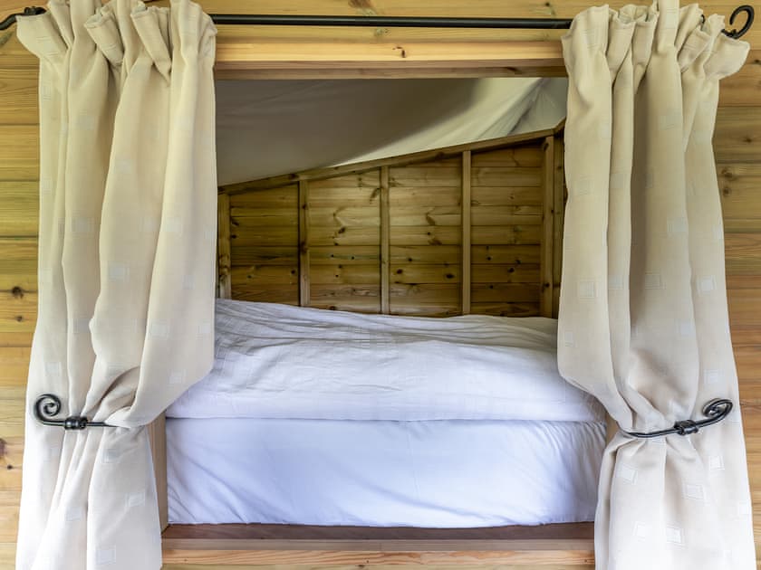 Bedroom | Safari Tent One - Darnells Luxury Glamping, Ross-on-Wye
