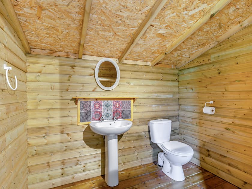 Shower room | Safari Tent One - Darnells Luxury Glamping, Ross-on-Wye