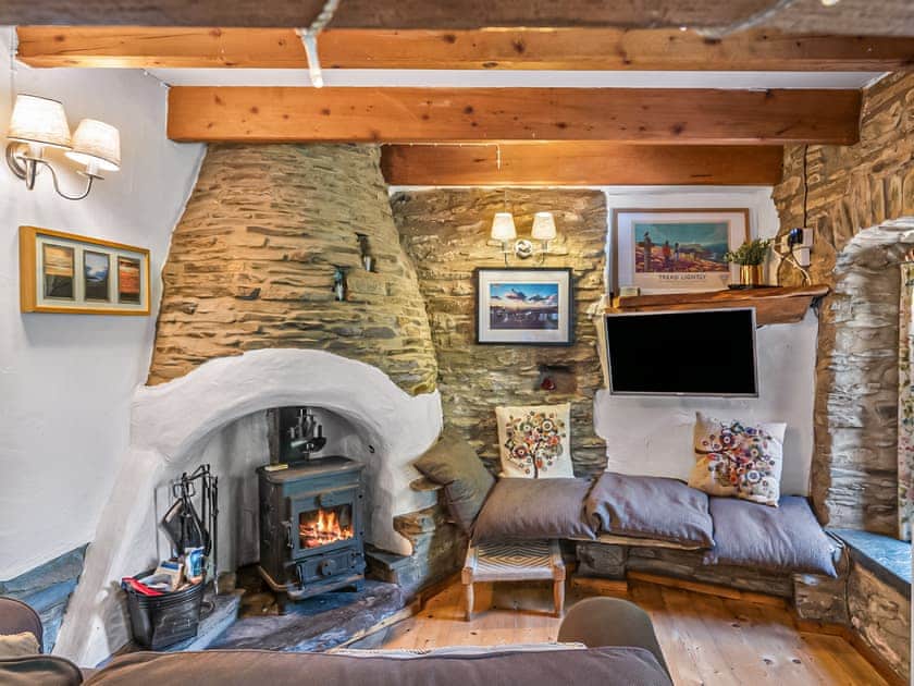 Living area | Ysgubor Ganol - Fron Isaf Cottages, Llanglydwen, near Narberth