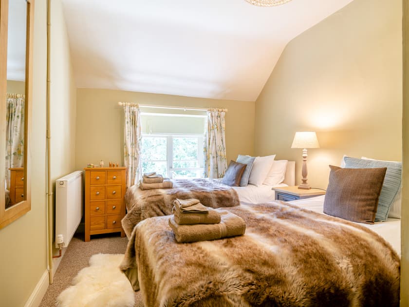 Twin bedroom | Court Cottage, Knill, near Presteigne
