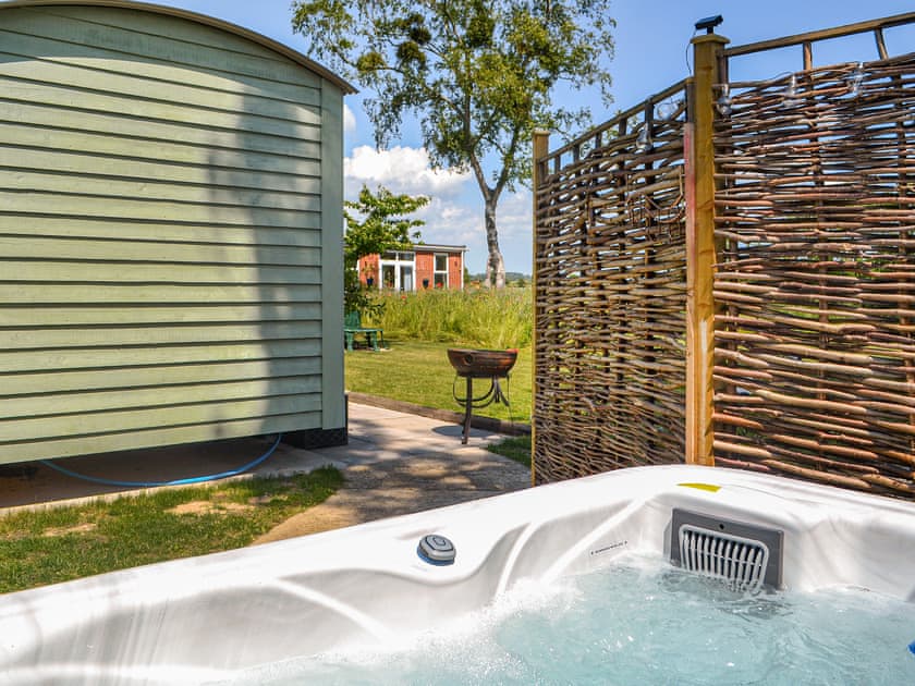 Hot tub | Wildflower View - Old School Holidays, Gembling
