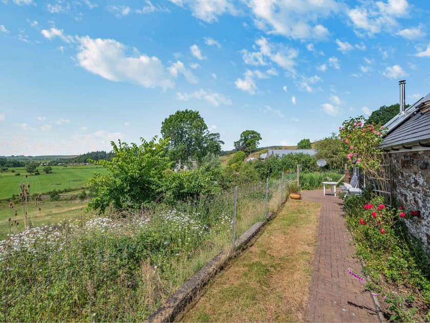Outdoor area | Strathmaddie Farm Cottage, Palnure by Newton Stewart