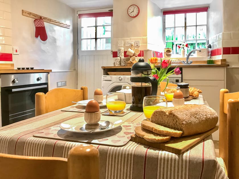 Kitchen with breakfast table | Lightfoot House, Redmire, near Leyburn