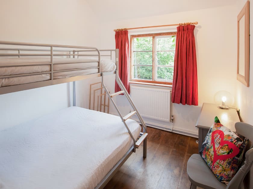 A double bed on the bottom and a single bed on the top | The Cottage, Stockton