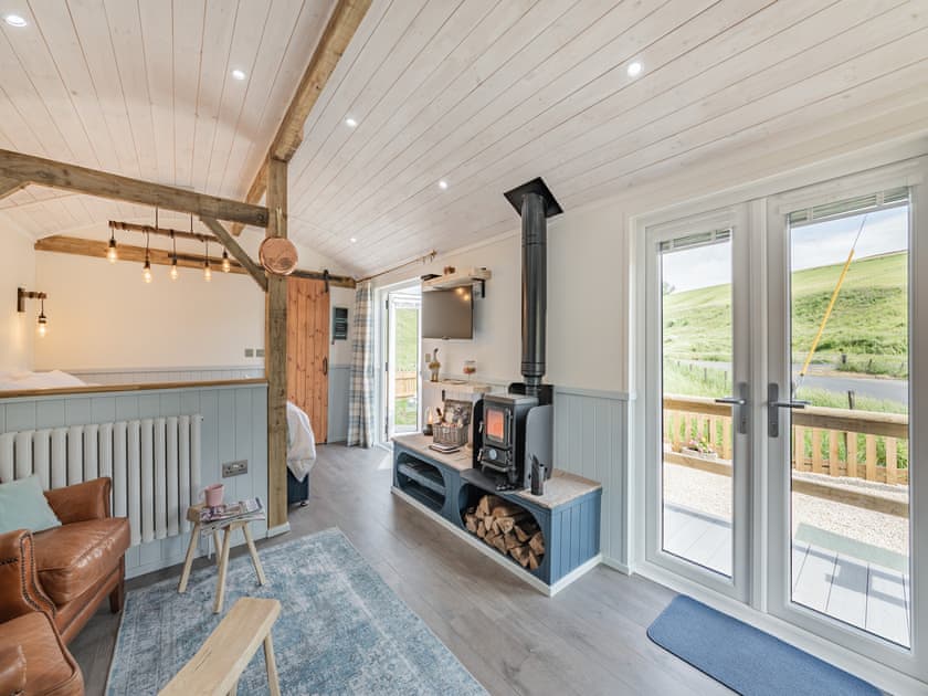 Living room/dining room | The Liddel Dutch Barn - Liddel Holiday Properties, Saughtree, near Kielder