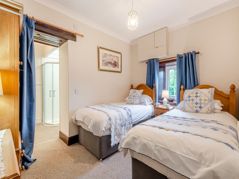 Twin bedroom | Halls Bank Farm - Halls Bank Cottages, Arkleby, near Cockermouth