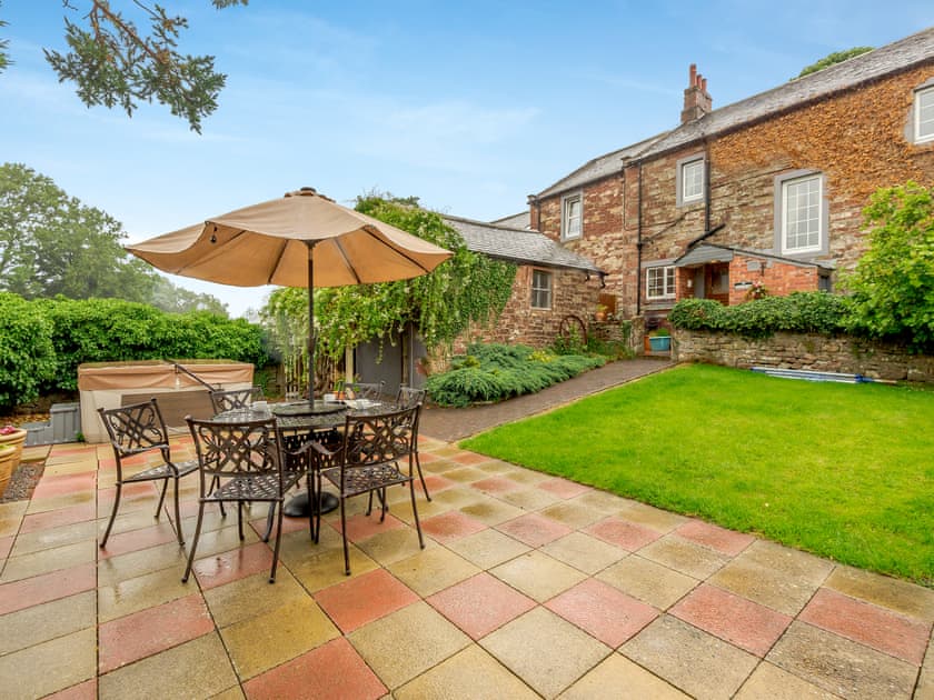 Sitting-out-area | Halls Bank Farm - Halls Bank Cottages, Arkleby, near Cockermouth