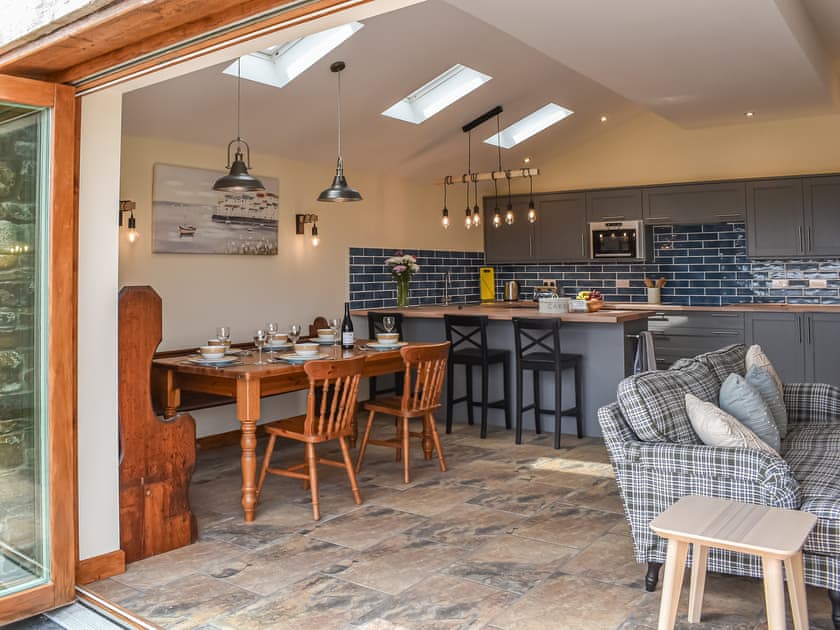 Open plan living space | The Threshing Barn - The Threshing Barn and The Shippen, Bucks Cross, near Bideford