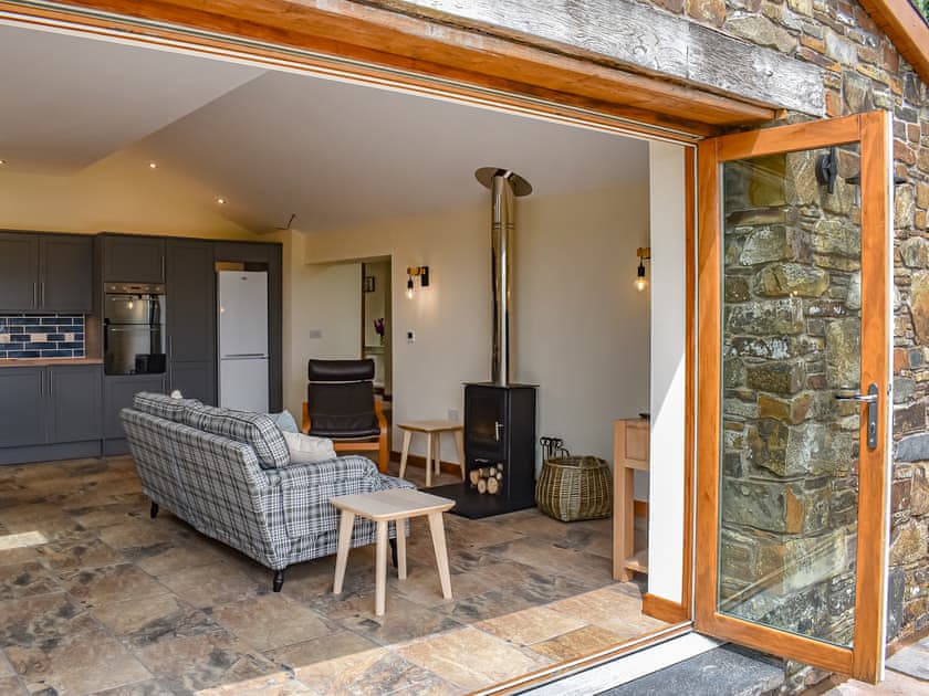 Open plan living space | The Threshing Barn - The Threshing Barn and The Shippen, Bucks Cross, near Bideford
