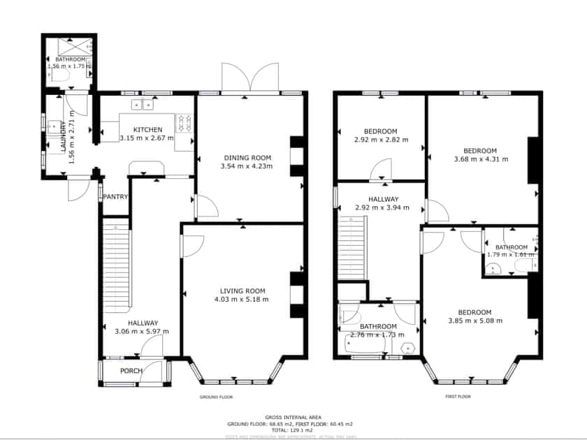 Floor plan | Aqua - A Beach Bedroom, Combe Martin, near Ilfracombe