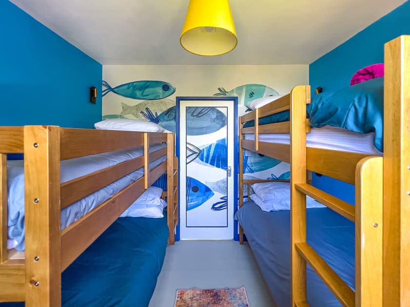 Bunk bedroom | Aqua - A Beach Bedroom, Combe Martin, near Ilfracombe