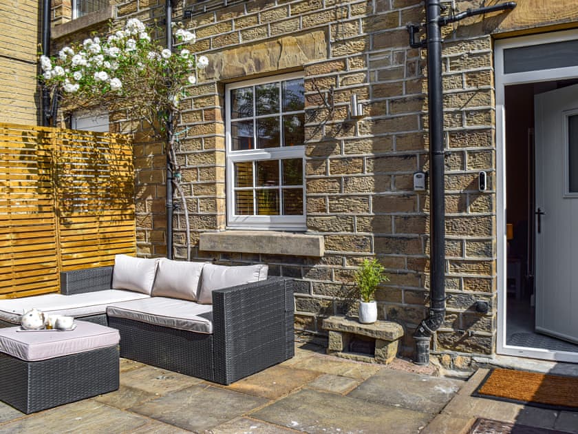 Sitting-out-area | Yorkshire Cottage, Clayton West, near Huddersfield