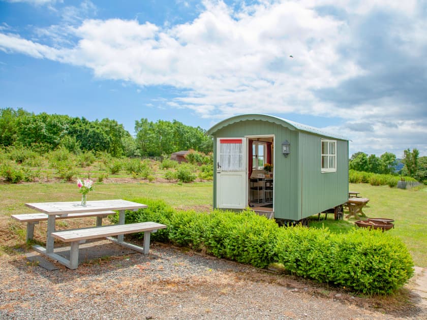 Exterior | Shepherd’s Hut - East Hill Pride Farm, Harpford, near Sidmouth