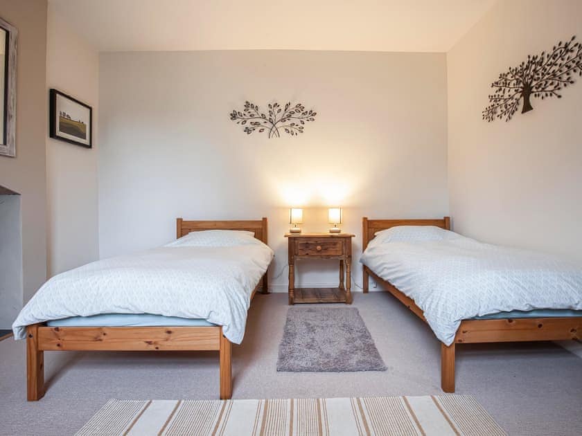 Twin bedroom | The Cottage, Hedley on the Hill, near Stocksfield