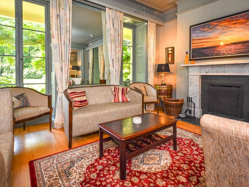 Living area | Plas Bodegroes, Pwllheli