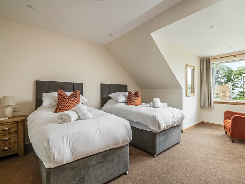 Twin bedroom | Durham Lodge - Homelands, Lundin Links
