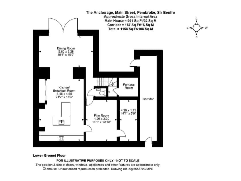 Floor plan | The Anchorage, Pembroke