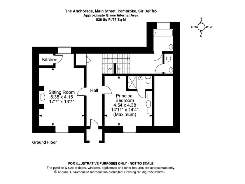 Floor plan | The Anchorage, Pembroke