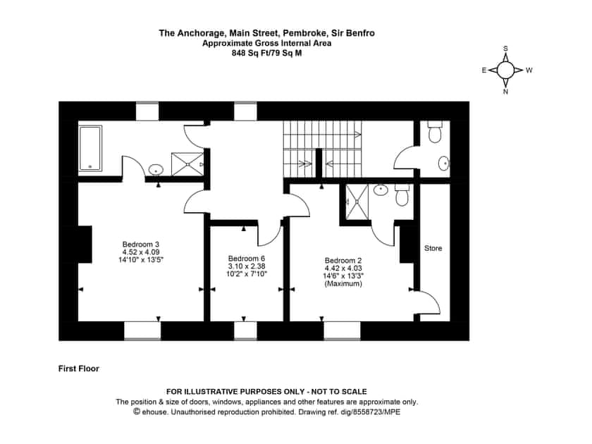 Floor plan | The Anchorage, Pembroke