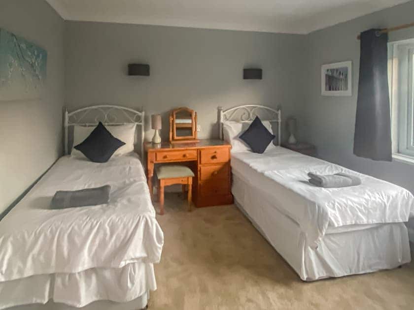 Twin bedroom | Sea View Cottage, Rhos on Sea