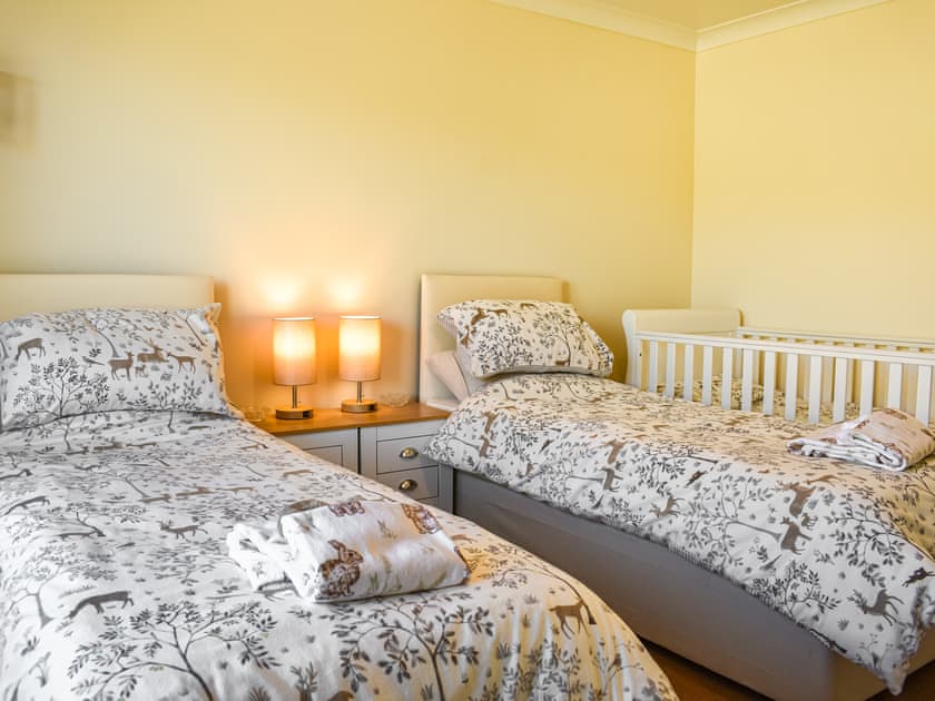 Twin bedroom | Little Glengyre Farm, Kirkcolm, near Stranraer