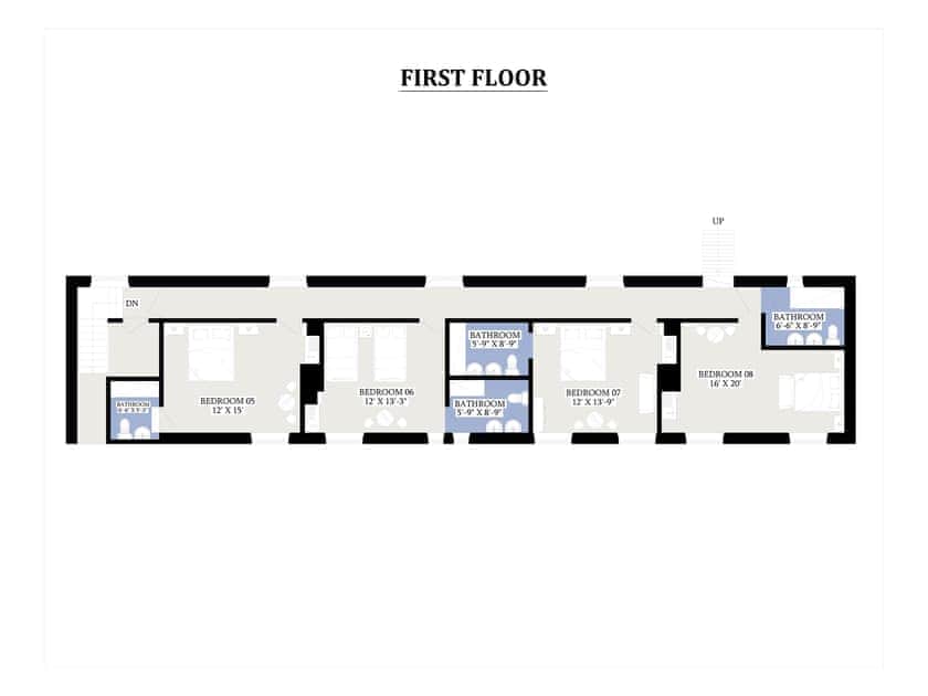 Floor plan | The Stables at Riber Hall, Riber, Matlock