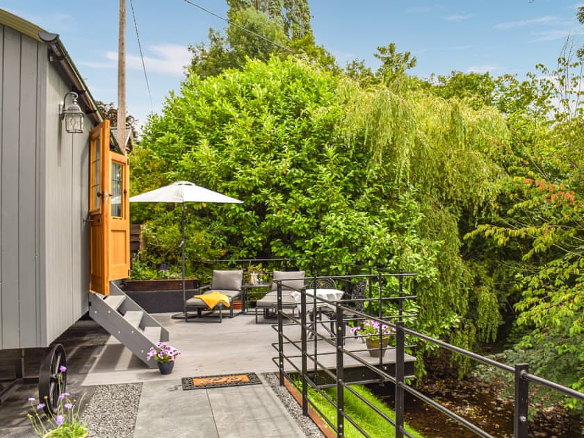 Terrace | Bechan Brook Hut, Bettws Cedewain, near Newtown