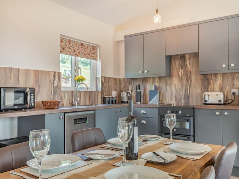 Open plan living space | West End Farm Lodge Alabaster, Ruardean, Forest of Dean
