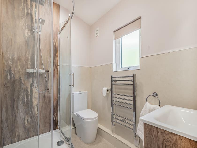 Shower room | West End Farm Lodge Alabaster, Ruardean, Forest of Dean
