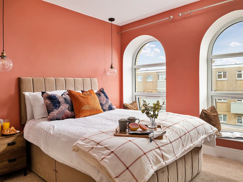 Double bedroom | Peace Retreats, Pwllheli