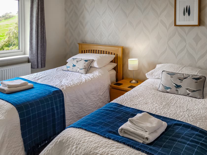 Comfortable bedroom with pull out bed | Bryn Boda, Nantglyn, near Denbigh