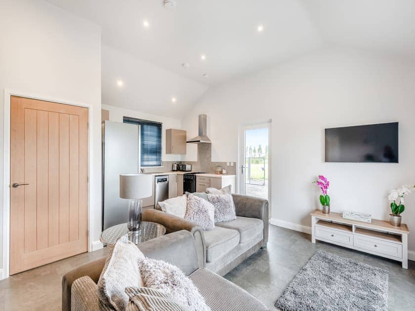 Living area | Lodge 1 - Fieldview Fishery, Saltfleetby