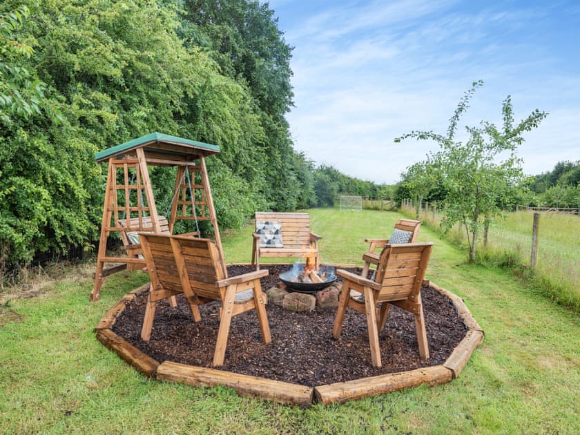 Sitting-out-area | Dower House Lodge, Ludlow