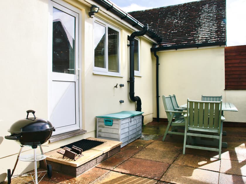 Patio | Willow Cottage - Broad View Farm, Blacknest, near Alton