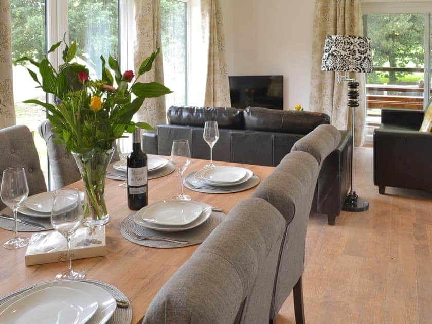 Dining Area | Cedar Lodge - Broad View Farm, Blacknest, near Alton