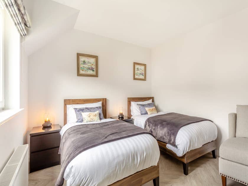 Twin bedroom | The Beech House, Aviemore