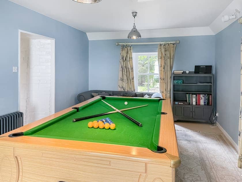 Games room | The Old Manse - Glen Clova Getaways, Glenclova, near Kirriemuir
