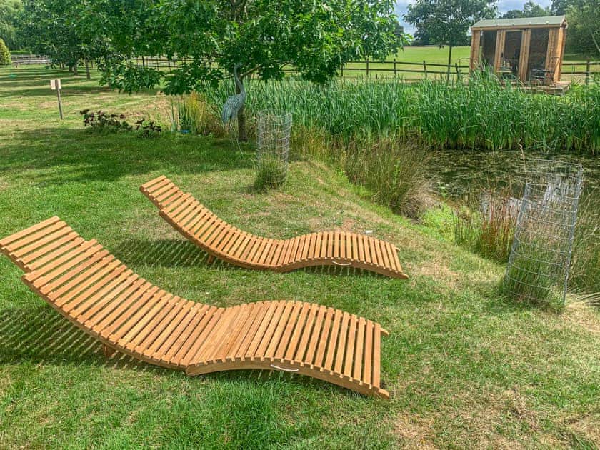 Garden | Holly’s Hidden Hideaway - Lower Farm Lodges, Chart Sutton, near Maidstone