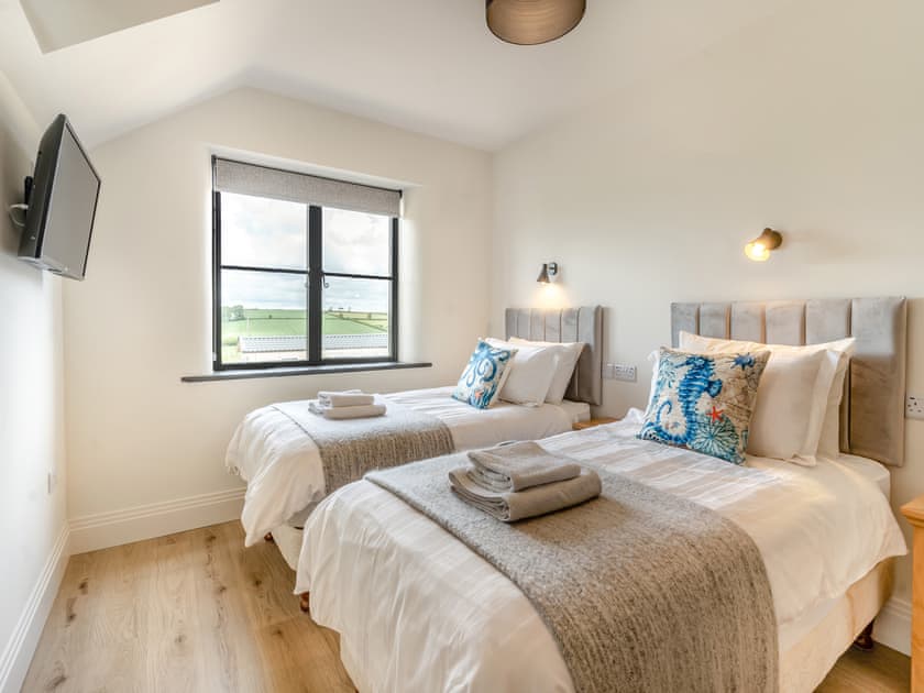 Twin bedroom | Just A Cottage, St Florence, near Tenby