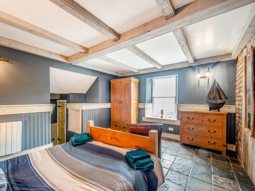 Double bedroom | The Harbour Nook - Harbour Cottages, Dunure, near Ayr