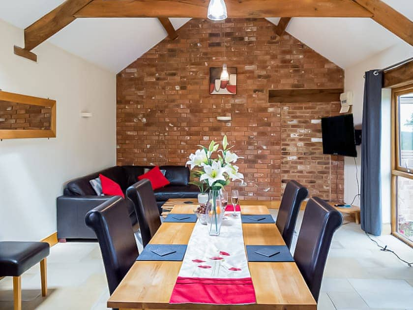 Spacious open plan living accommodation | Blackberry Barn - Middle Huntingford Barns, Charfield, near Wotton-under-Edge