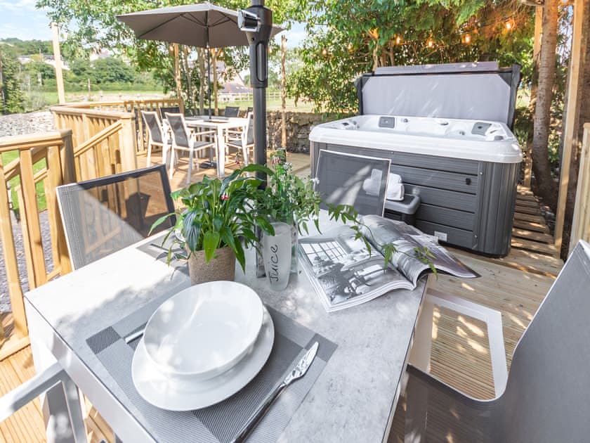 Outdoor area | Hwylfa Ddafydd, Llysfaen, near Colwyn Bay
