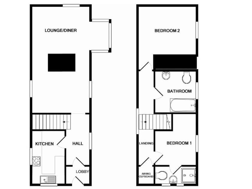 Floor plan | Chainbridge Cottage, Ruswarp, near Whitby