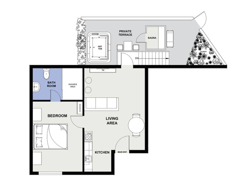 Floor plan | Henry’s Haunt - Harthill Hall, Alport, near Bakewell