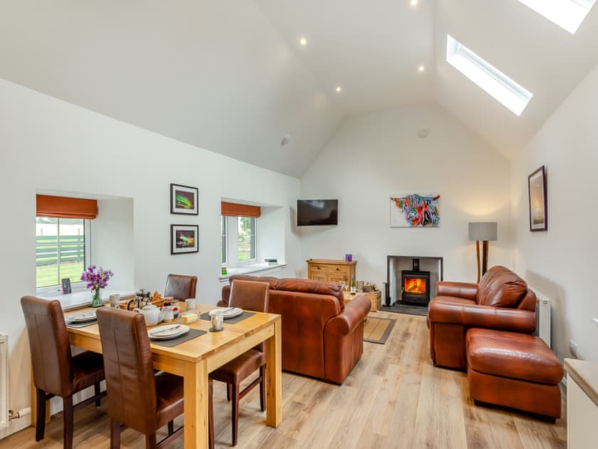 Open plan living space | Balnaha Cottage, Fearn, near Tain